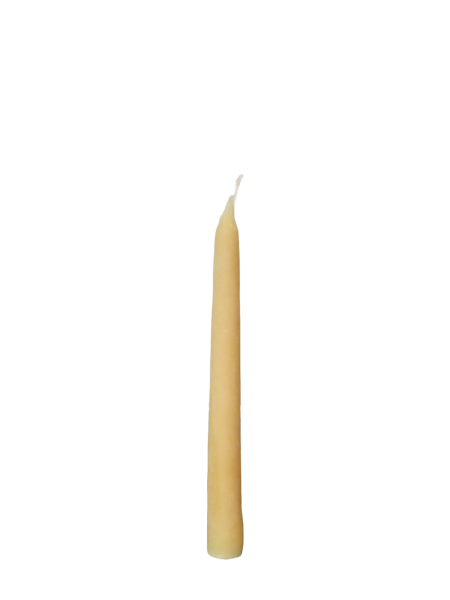Tischkerze glatt- reines Bienenwachs- ca. 42g
