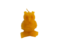 Zierkerze "Eule" - reines Bienenwachs ca.50 g